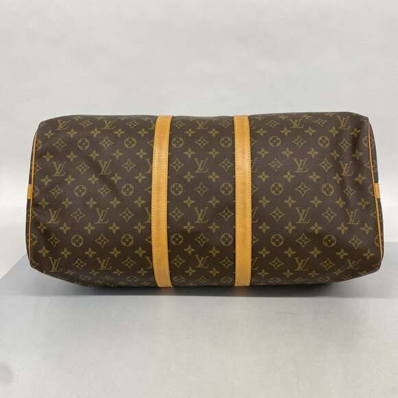 Louis Vuitton Monogram Keepall Bandouliere 55 Boston Bag M41414 Brown Men's a... - Picture 3 of 11